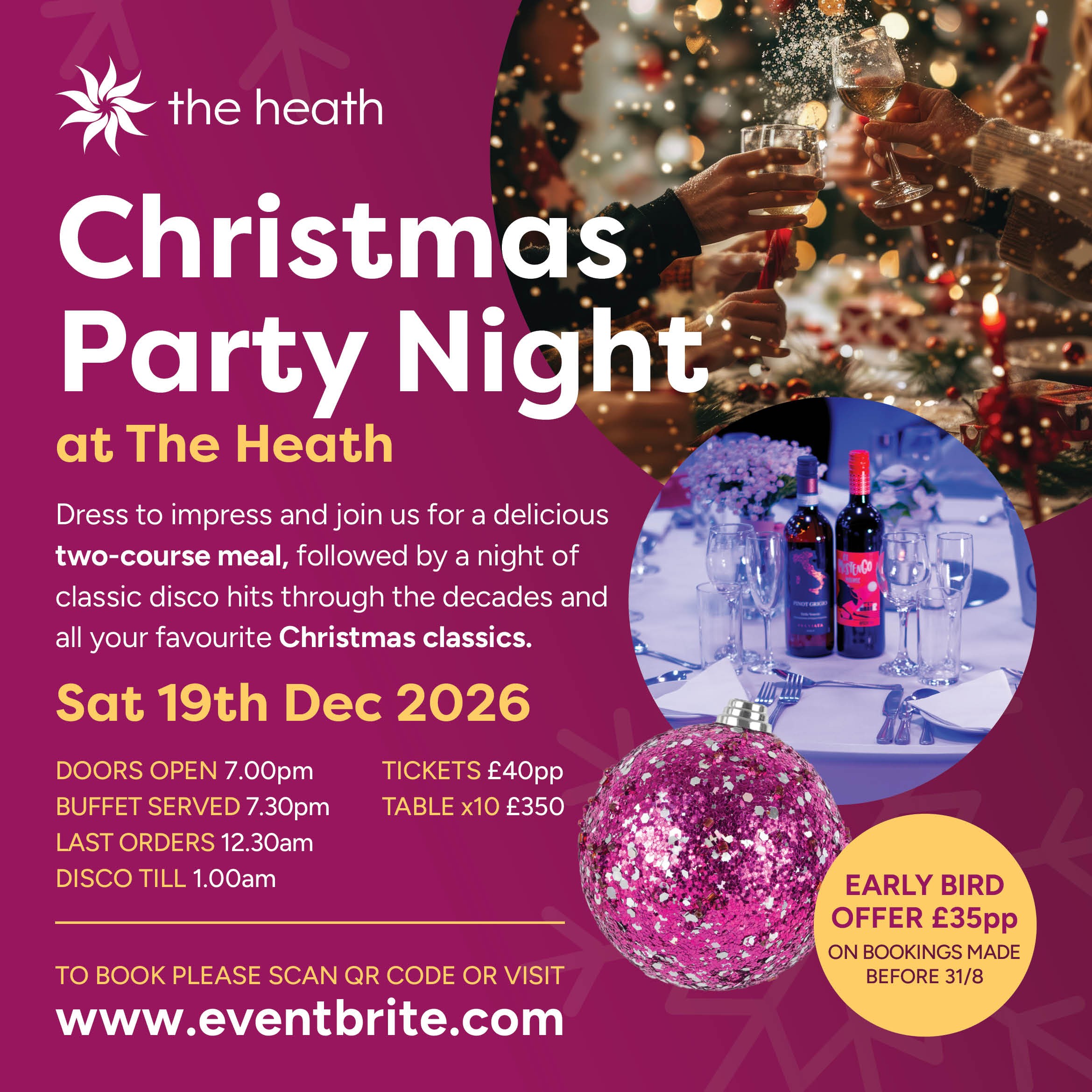The Heath Christmas Party Night